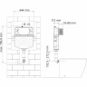 Встраиваемый смывной бачок WASSERKRAFT ALLER 10TLT.031.ME.CH04